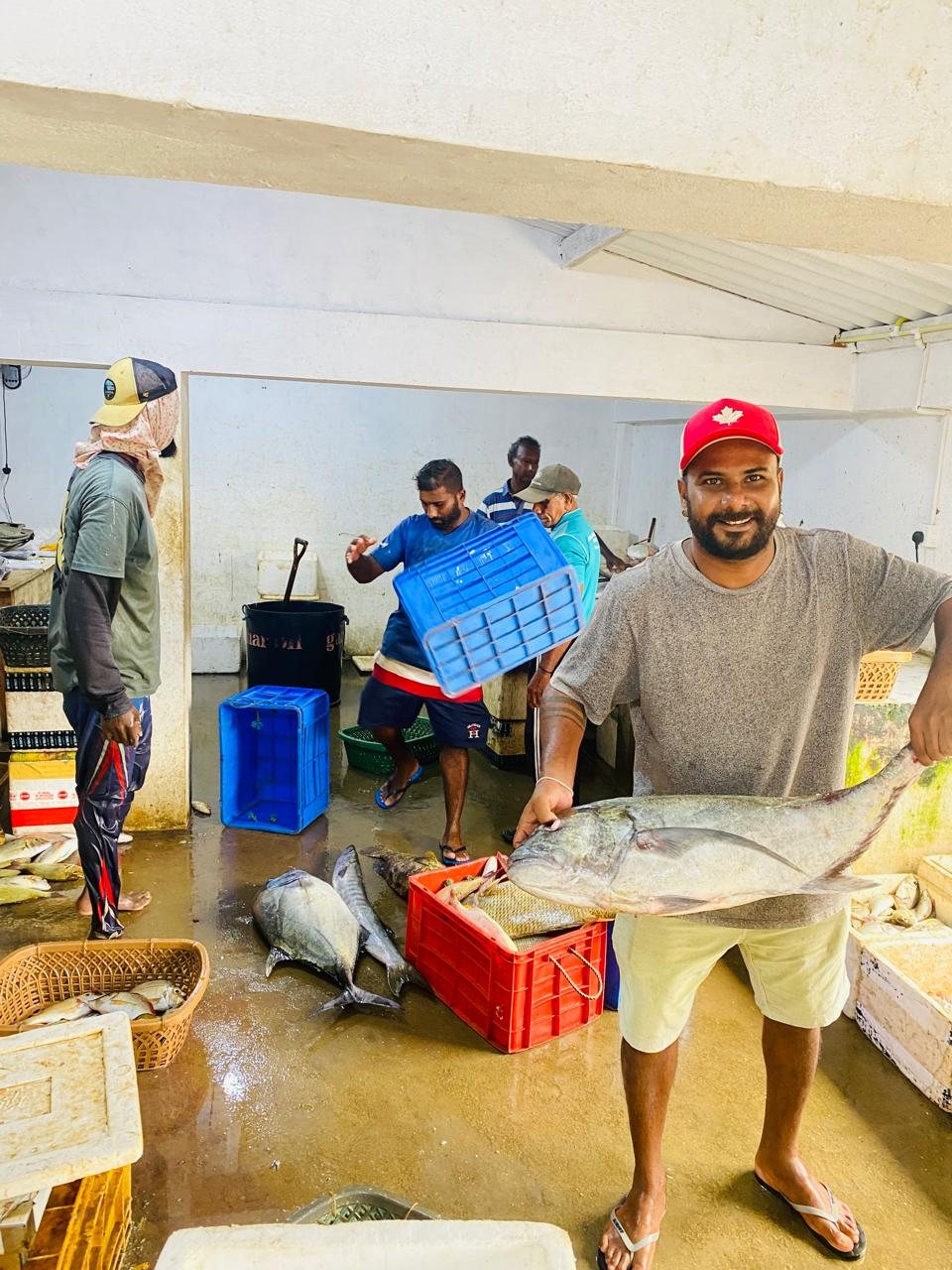 The despatch floor in Chilaw